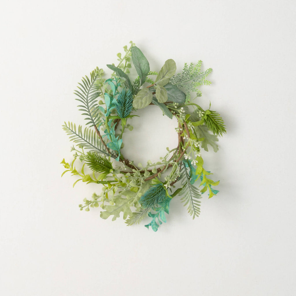 Mixed Botanical Mini Wreath   