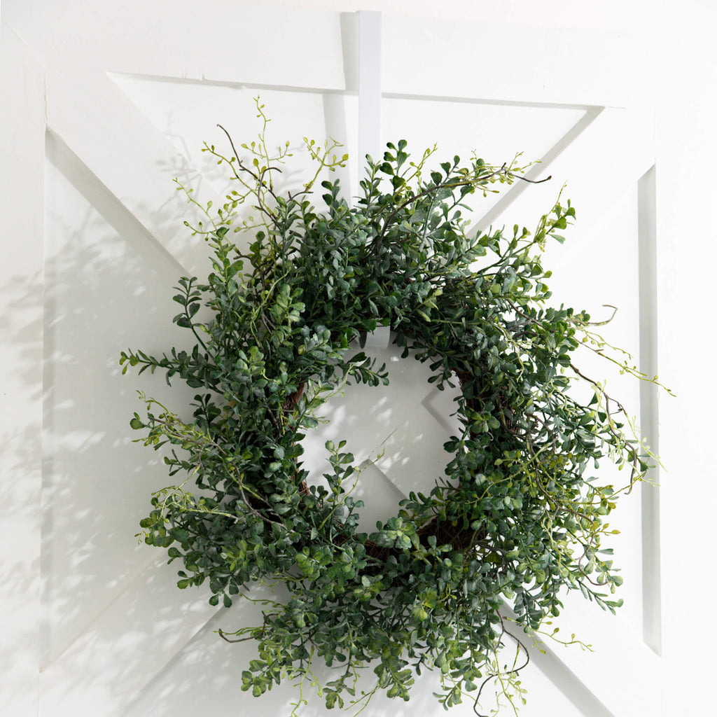 Blue Boxwood Wreath           