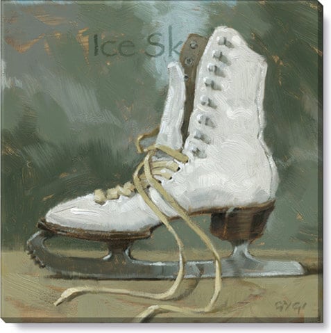 Ice Skates Giclee Wall Art    