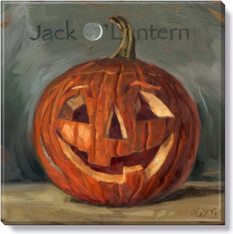 Jack O'Lantern Giclee Wall Art