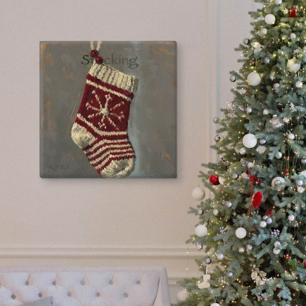 Stocking Giclee Wall Art      