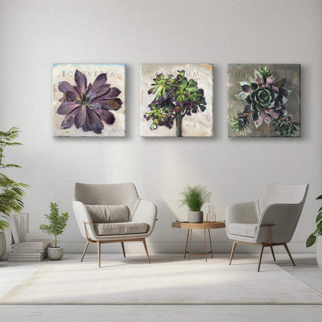 Hen & Chicks Giclee Wall Art  