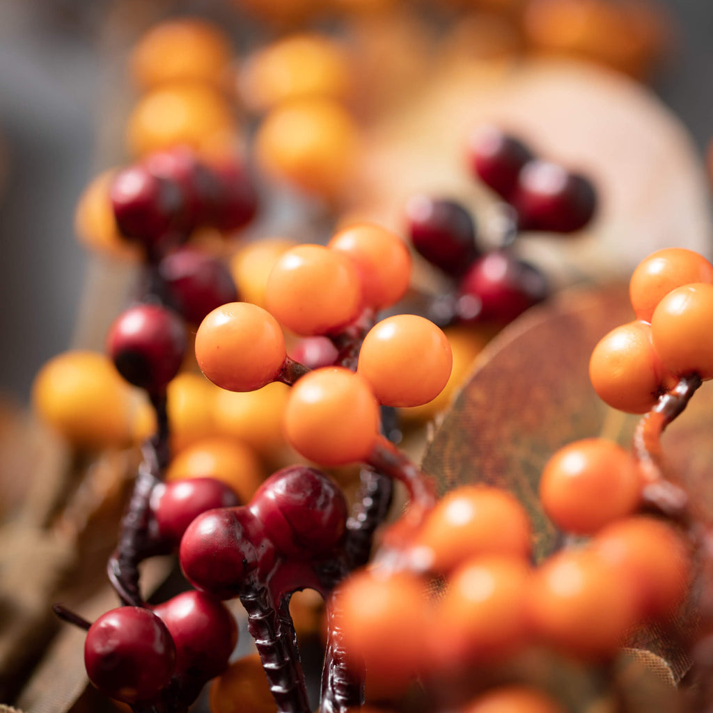 Vibrant Autumn Berry Stem Set 