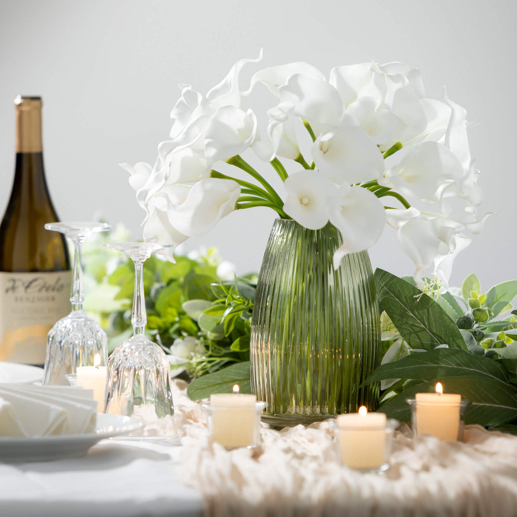 Lush White Calla Lily Bush    