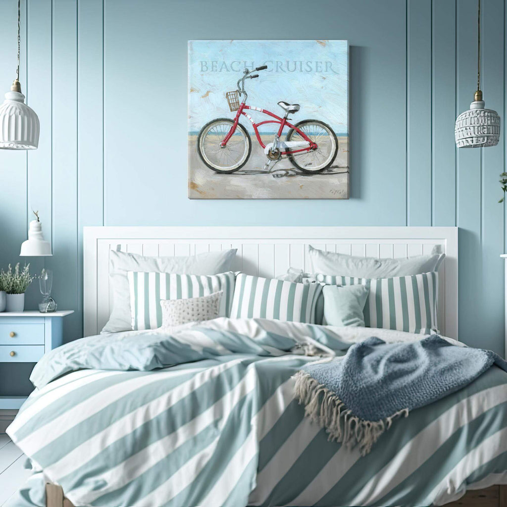 Beach Cruiser Bike Giclee Wall