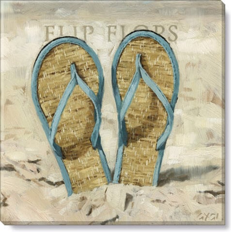 Flip Flops Giclee Wall Art    