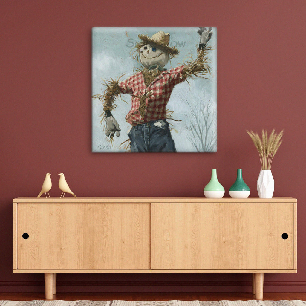 Cowboy Scarecrow Giclee Art   