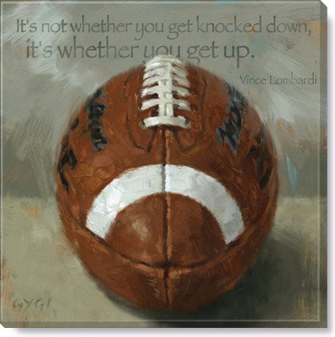 Inspirational Football Giclee 