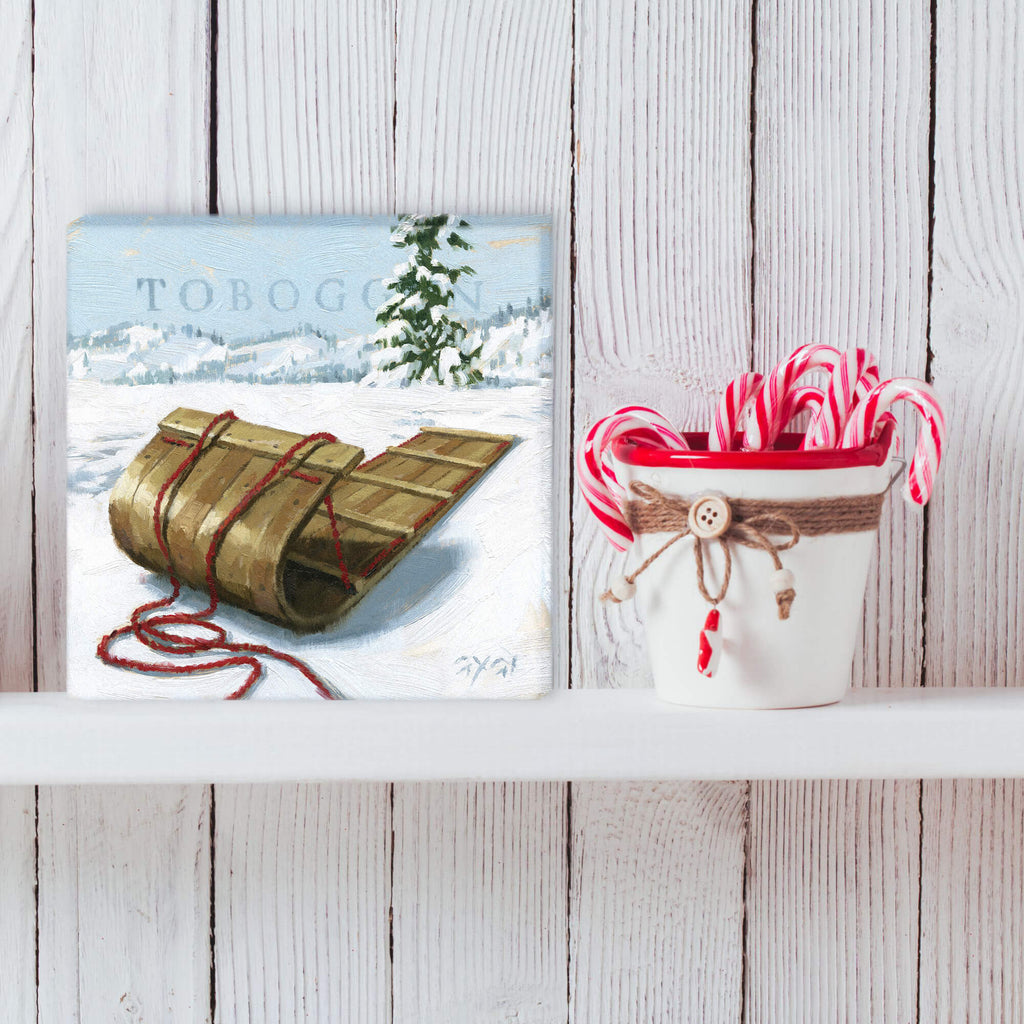 Toboggan Giclee Wall Art      