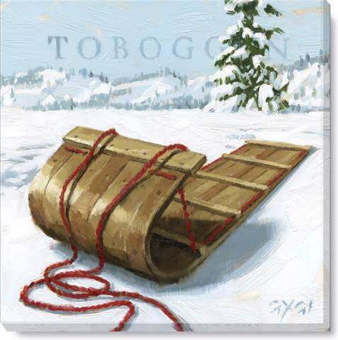 Toboggan Giclee Wall Art      