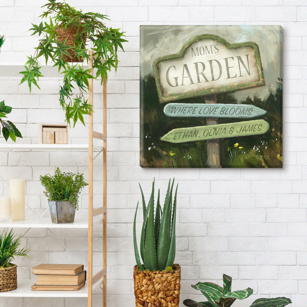 Garden Sign Giclee Wall Art   