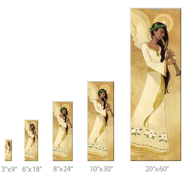 Angel With Music Wall Art     