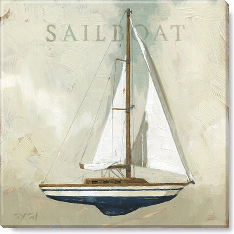 Sailboat Giclee Wall Art      