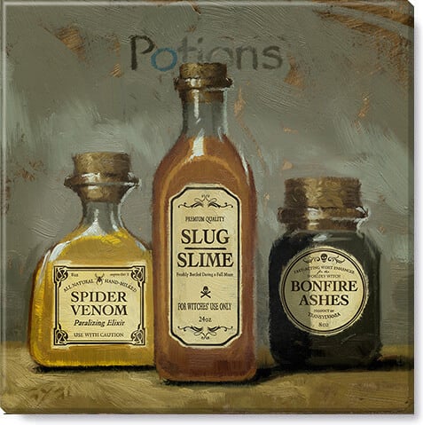 Potions Giclee Wall Art       