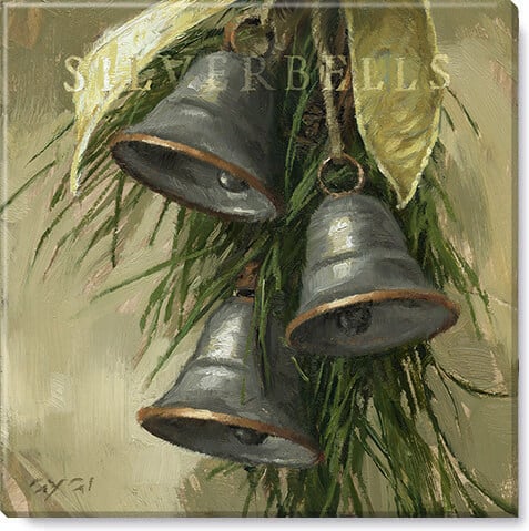 Silver Bells Giclee Wall Art  