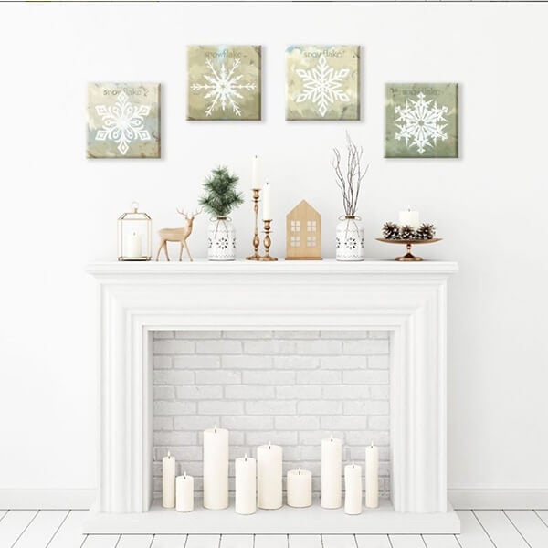 Star Snowflake Giclee Wall Art