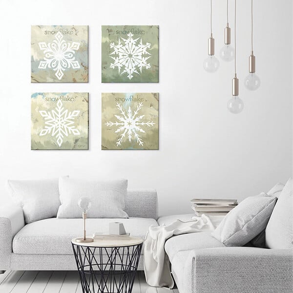 Crystal Snowflake Giclee Wall 