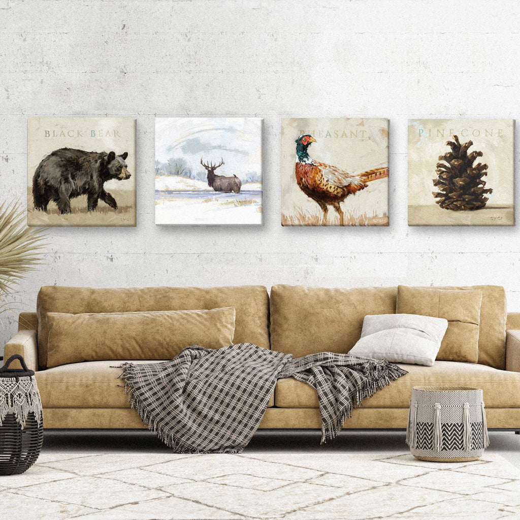 Black Bear Giclee Wall Art    