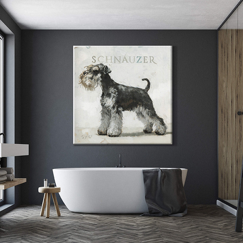 Miniature Schnauzer Wall Art  