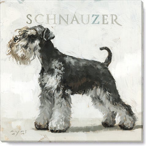 Miniature Schnauzer Wall Art  