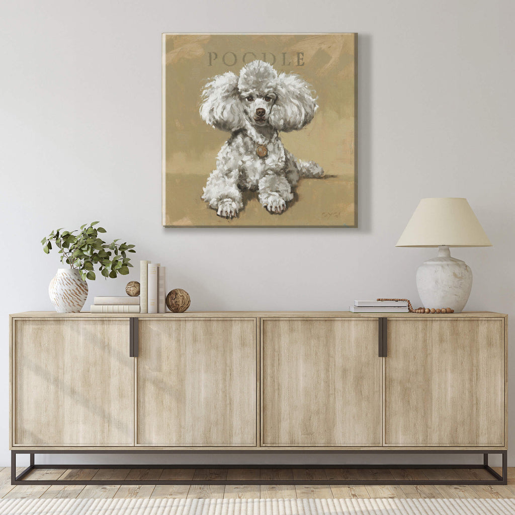 Poodle Giclee Wall Art        