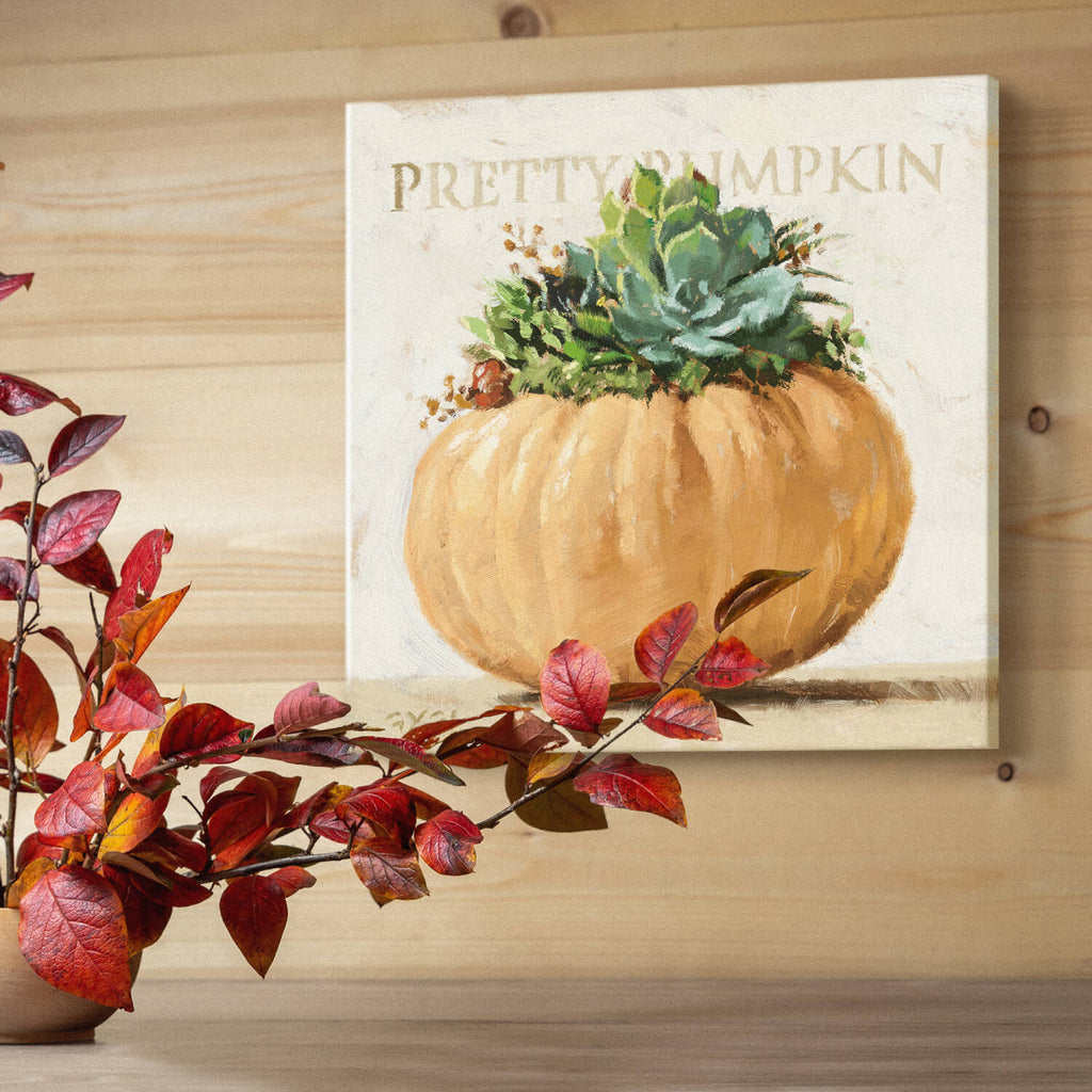 Pretty Pumpkin Giclee Wall Art