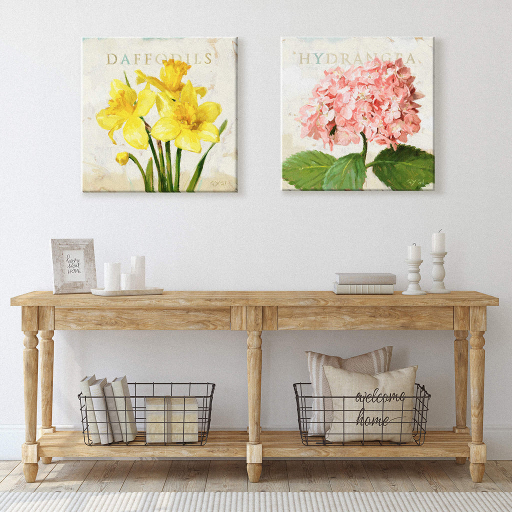 Pink Hydrangea Giclee Wall Art