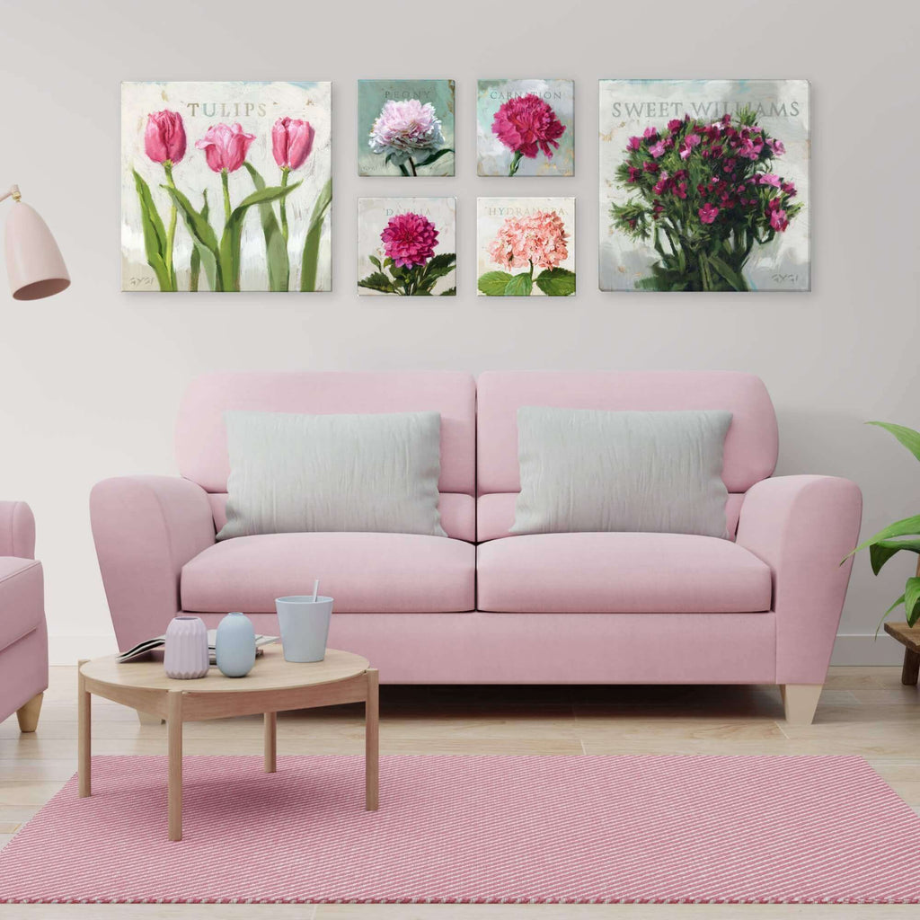 Pink Hydrangea Giclee Wall Art