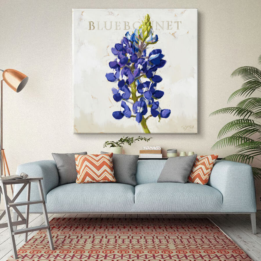 Bluebonnet Giclee Wall Art    