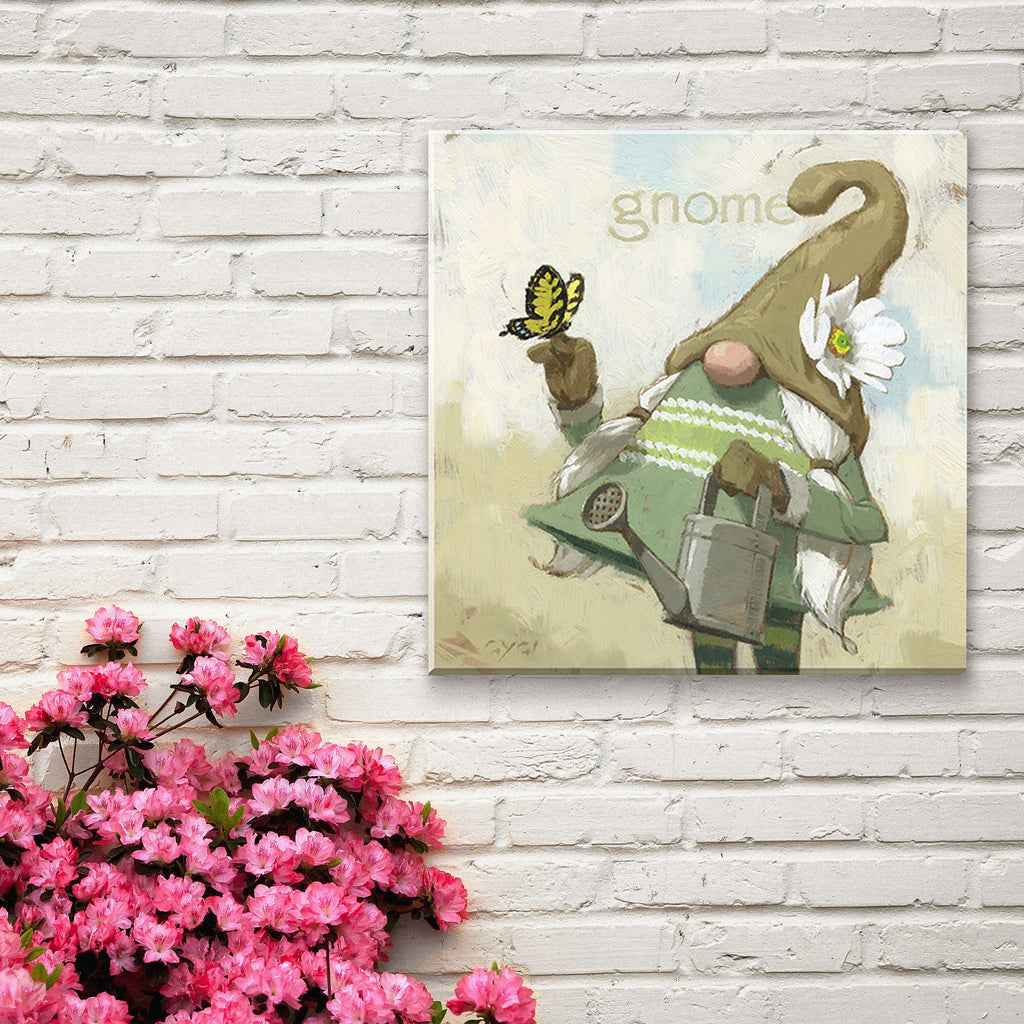 Garden Gnome Giclee Wall Art  