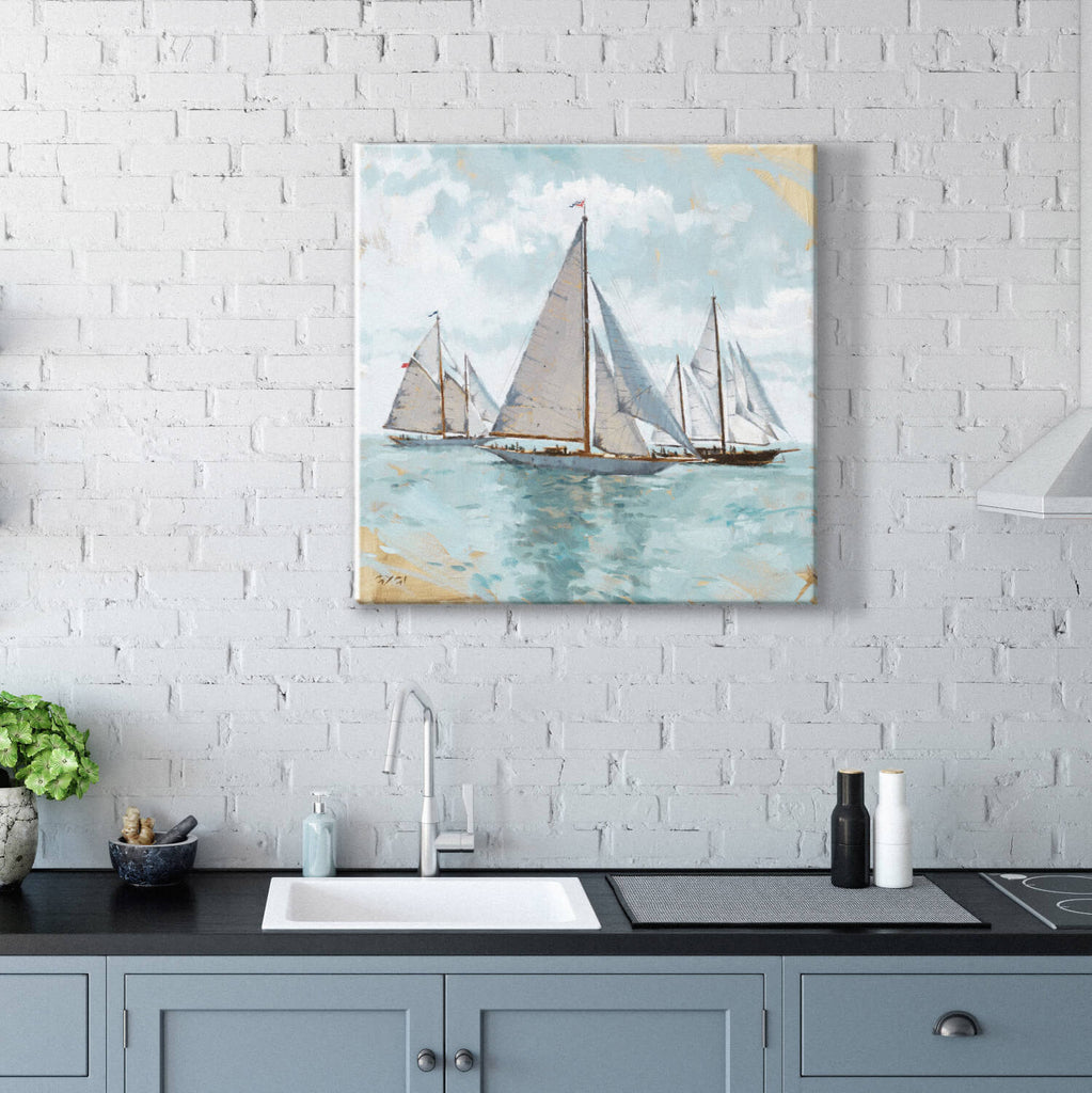 Sailboats Giclee Wall Decor   