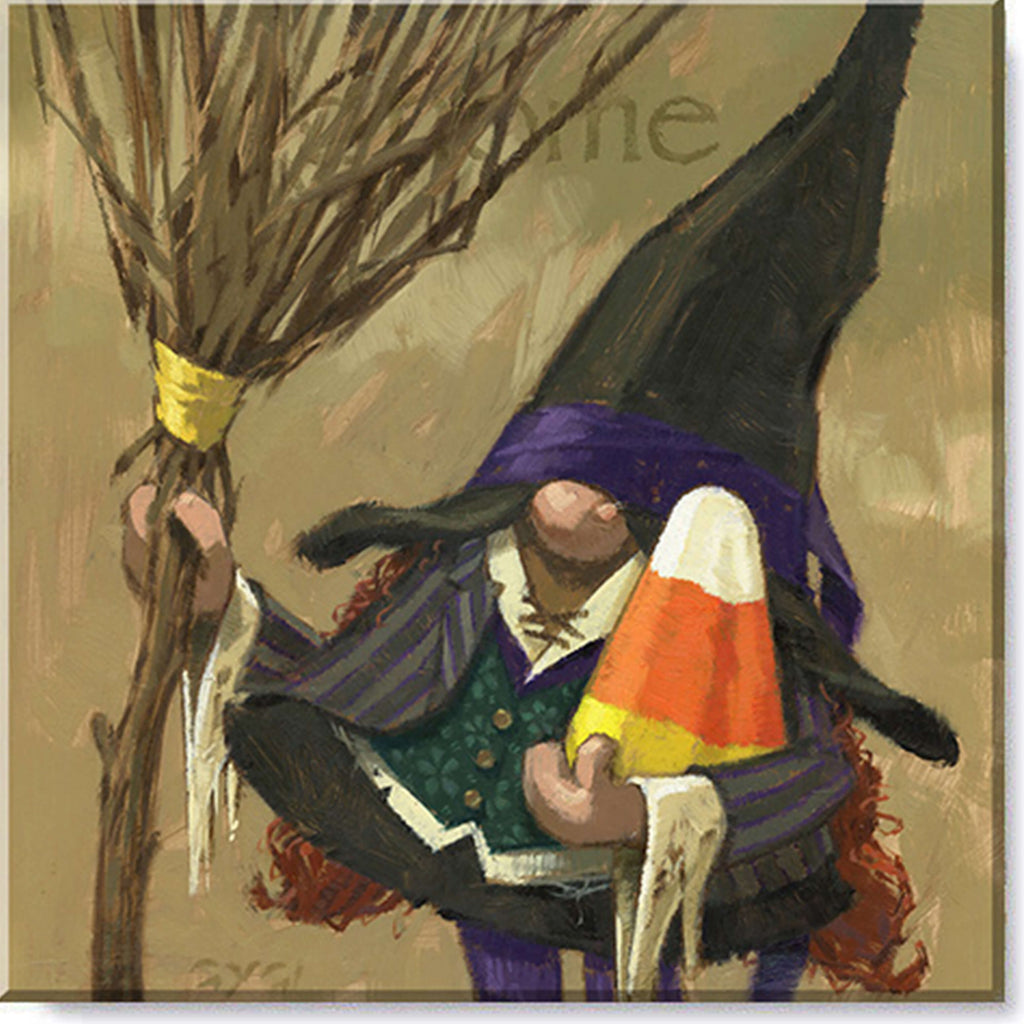 Witch Gnome Giclee Wall Art   