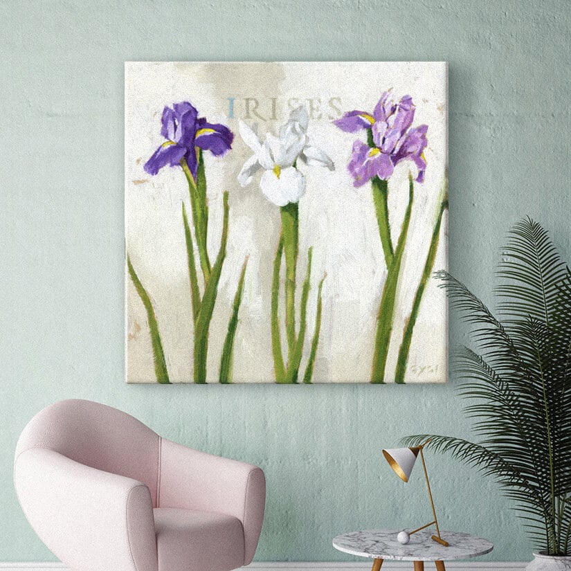 Iris Trio Giclee Wall Art     