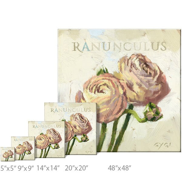 Ranunclus Giclee Wall Art     