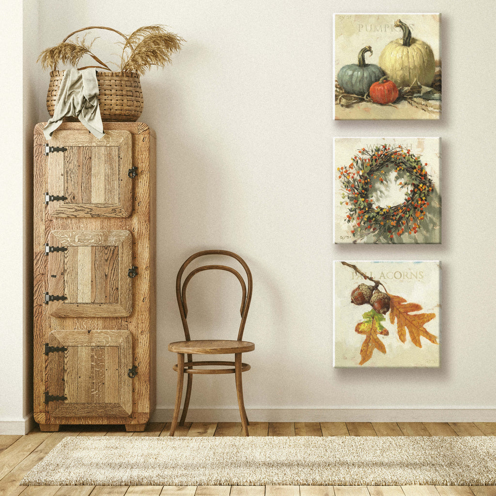 Fall Wreath Giclee Wall Art   