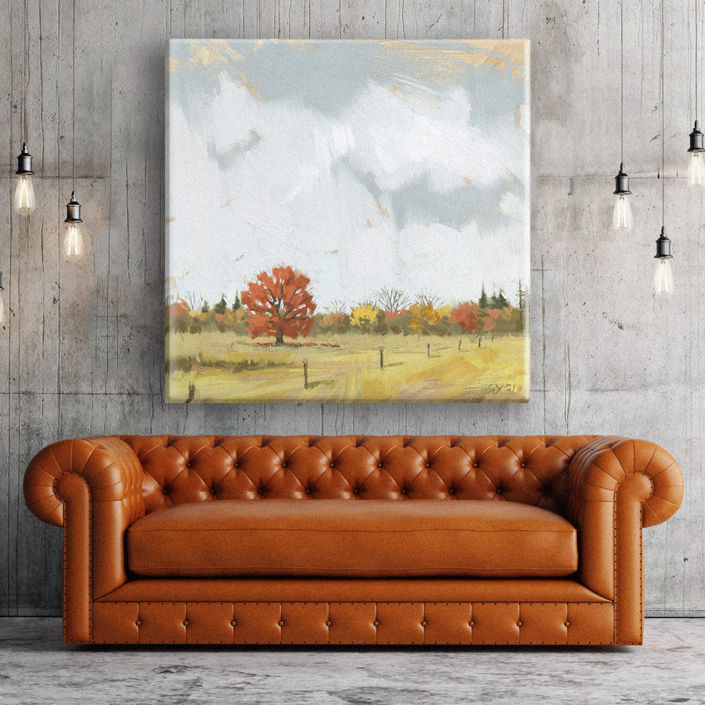 Big Sky Autumn Field Wall Art 