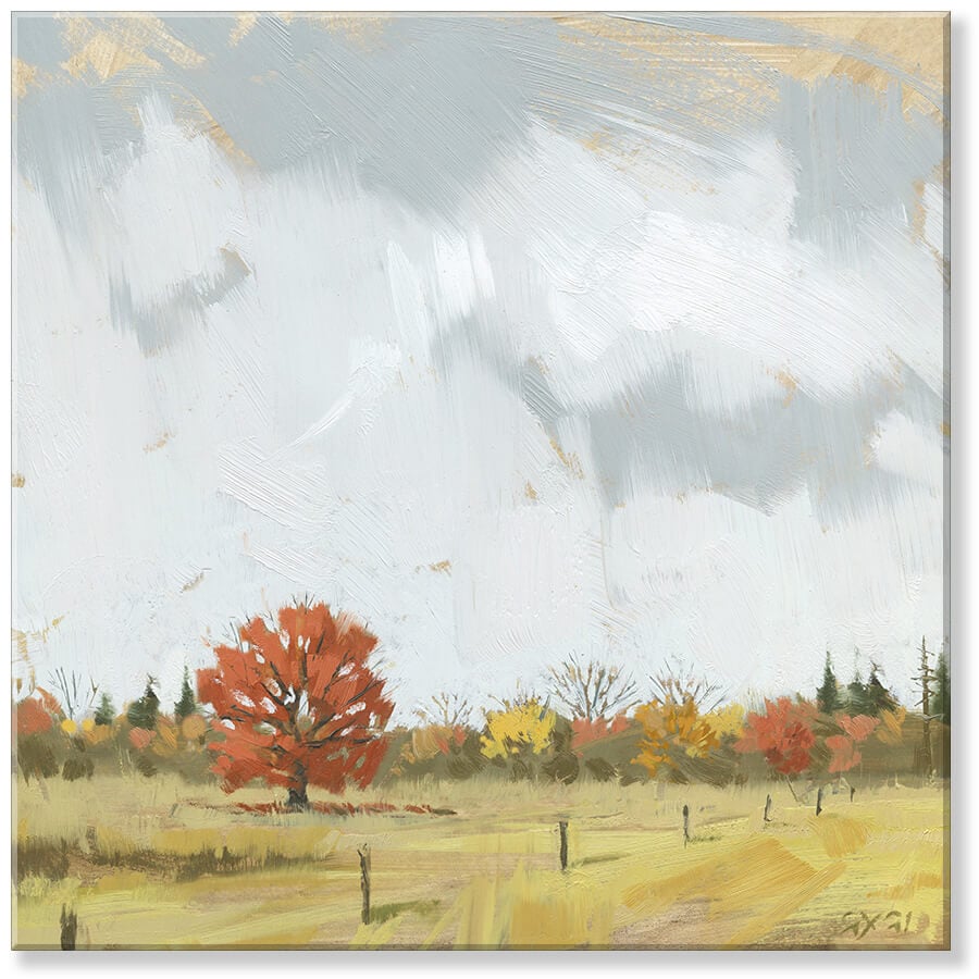 Big Sky Autumn Field Wall Art 