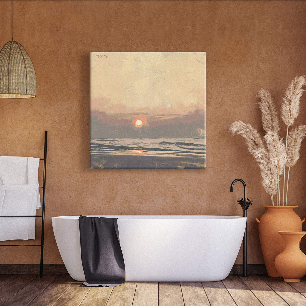 Big Sky Beach Sunset Wall Art 