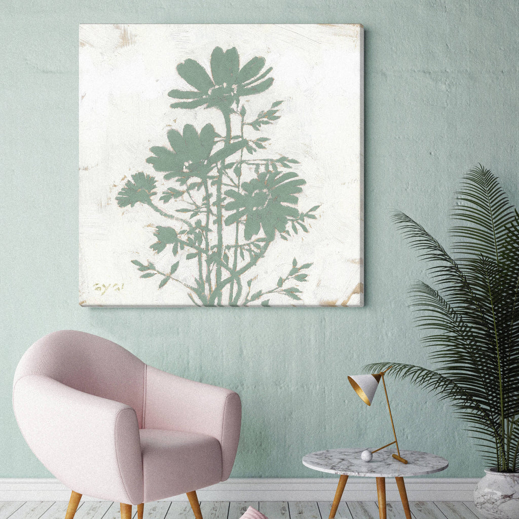 Daisies Silhouette Wall Art   