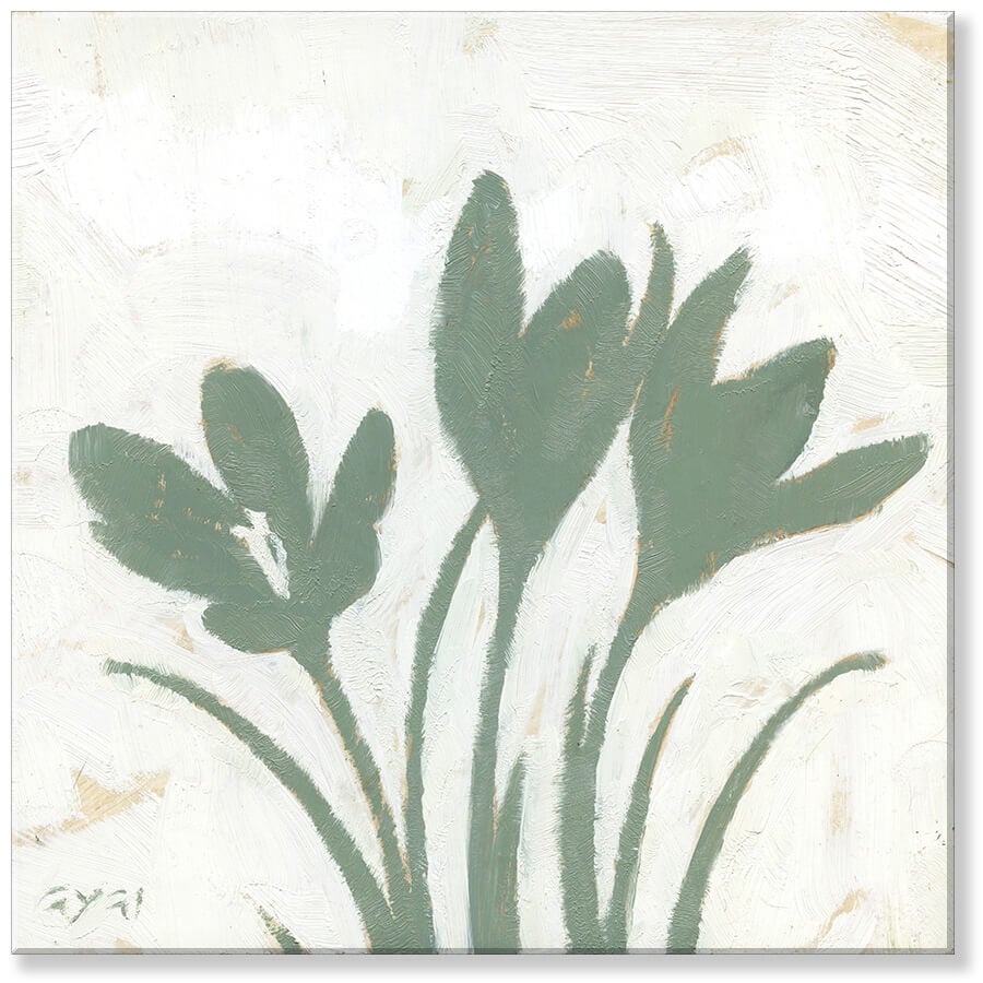 Crocus Silhouette Giclee Wall 