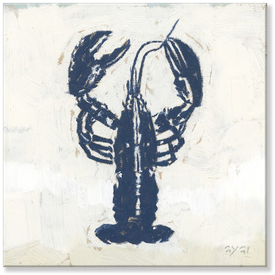 Lobster Silhouette Wall Art   