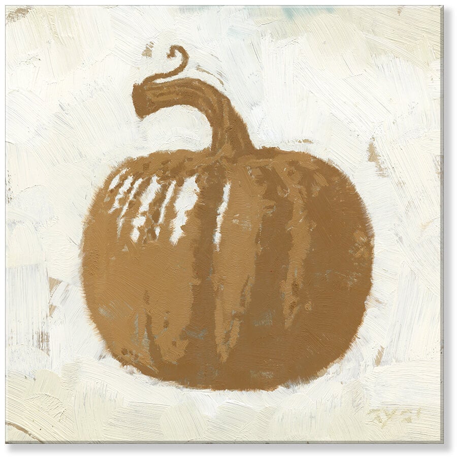 Pumpkin Silhouette Wall Art   