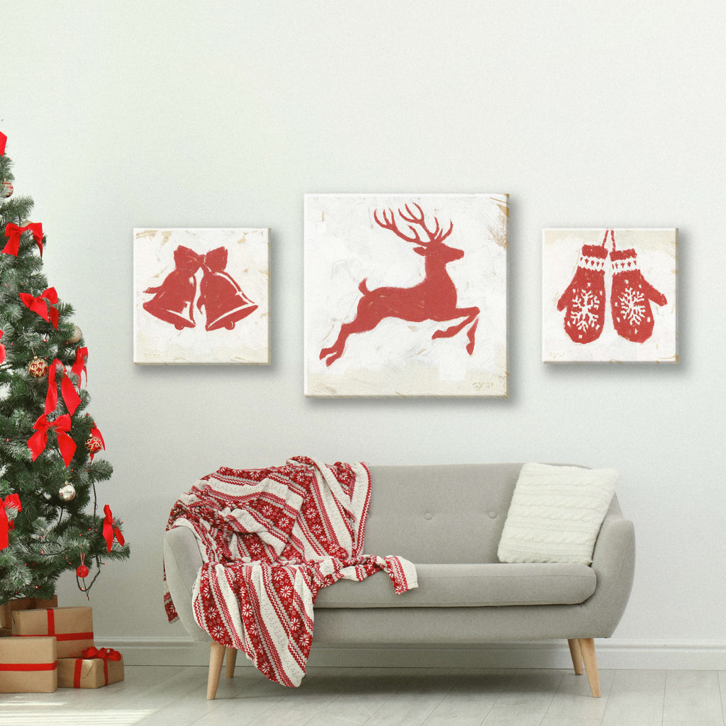 Reindeer Silhouette Wall Art  