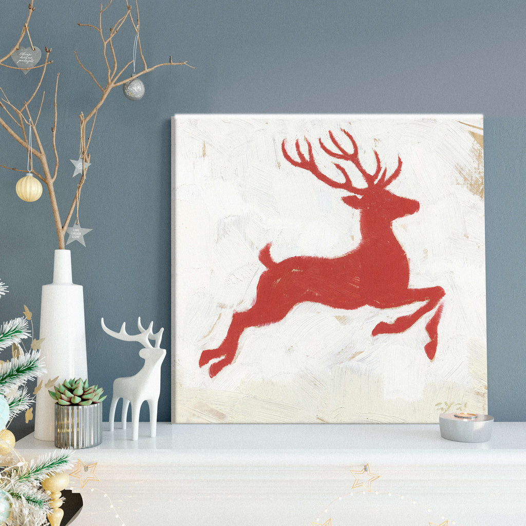 Reindeer Silhouette Wall Art  