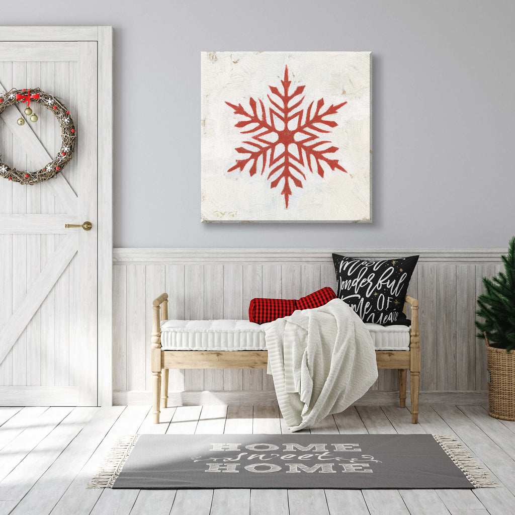 Snowflake Silhouette Wall Art 