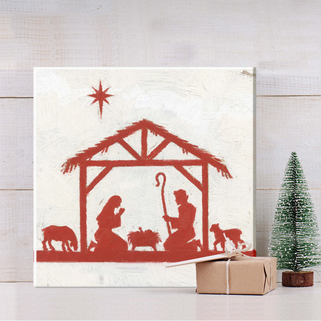 Nativity Silhouette Wall Art  