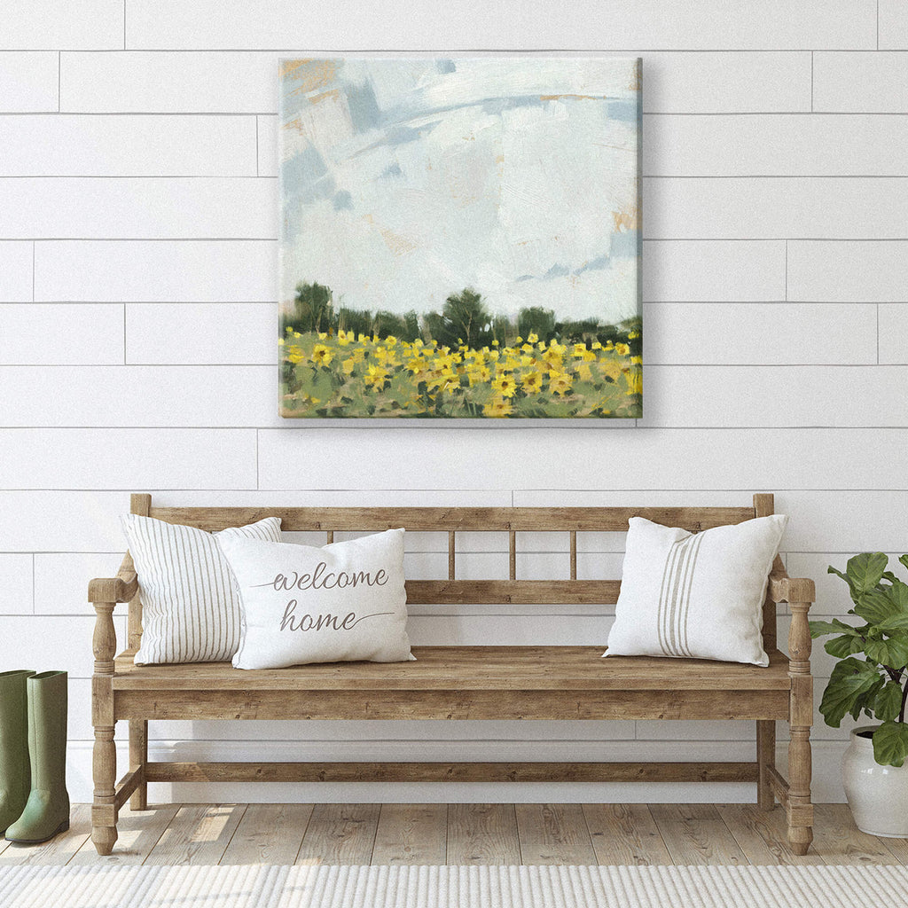 Sunflower Field Wall Decor    