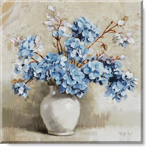 Hydrangea Bouquet Canvas Art  