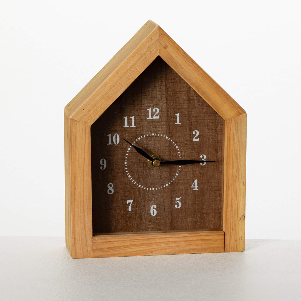 House Shape Desk Clock        