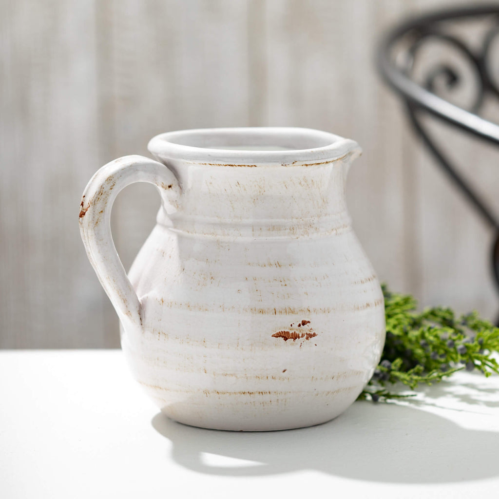 Glazed Ceramic Pitcher        